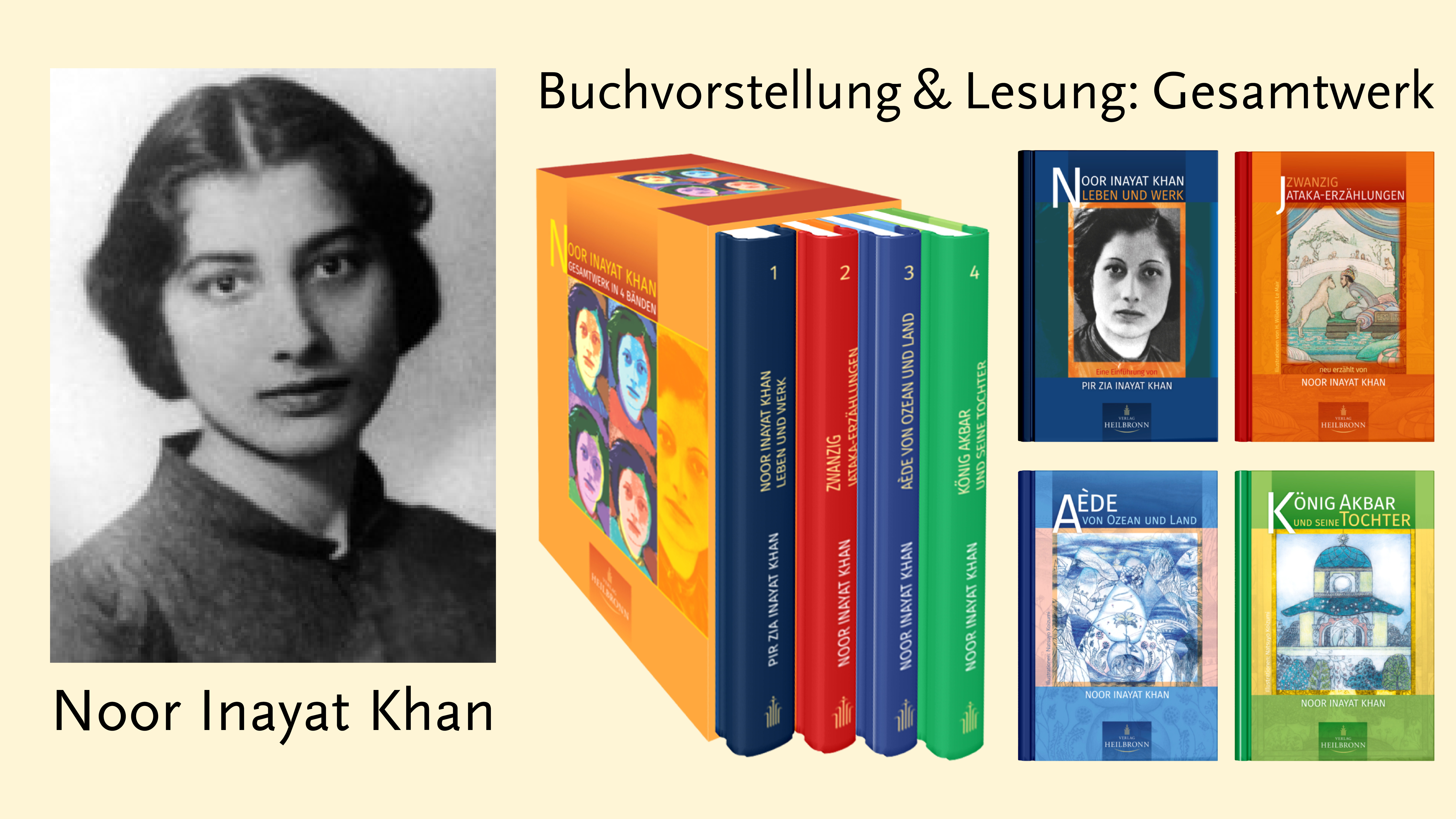 Literarisches Gesamtwerk der Widerstandskämpferin und Schriftstellerin Noor Inayat Khan