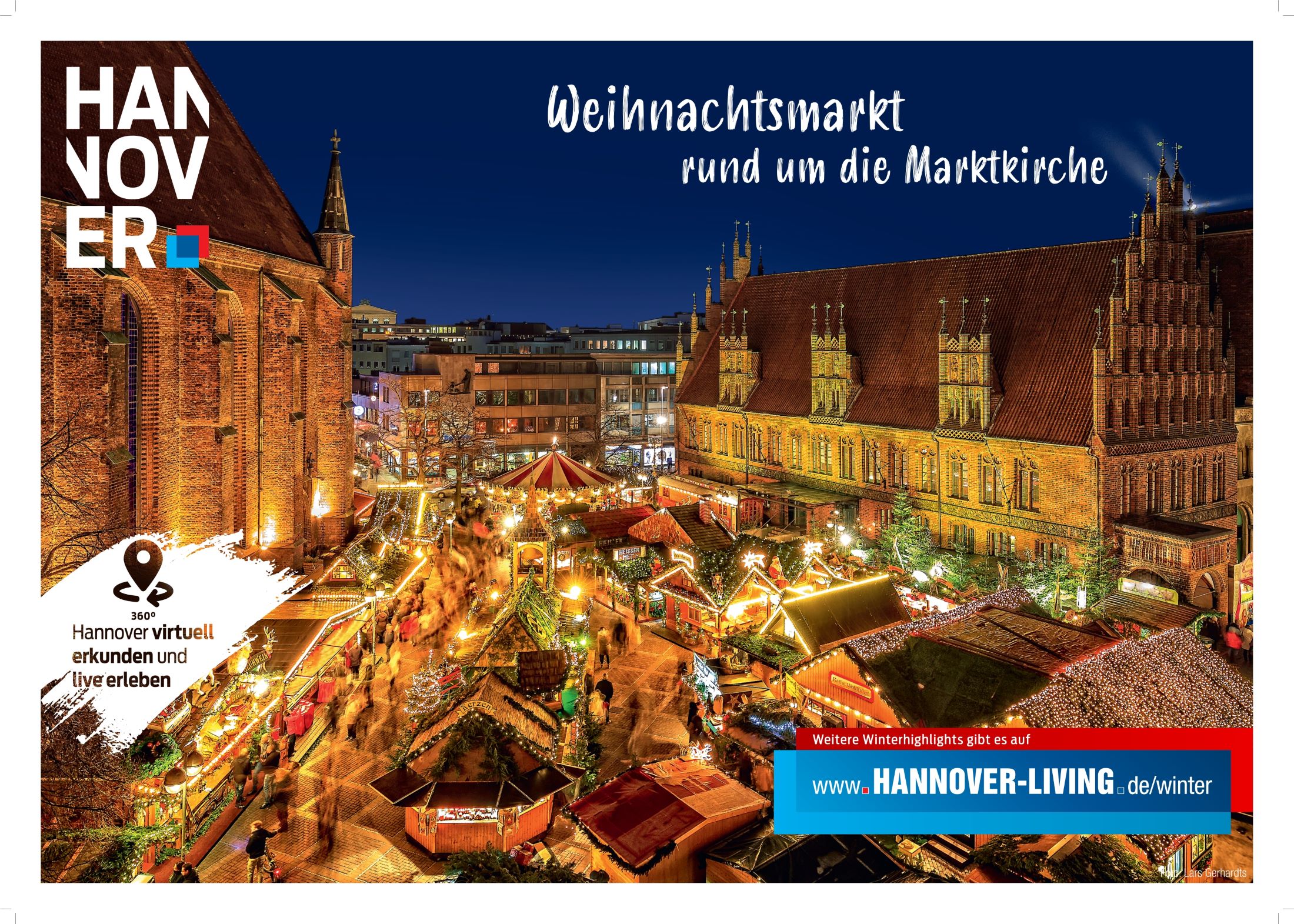 Die Hannover Marketing & Tourismus GmbH  lädt in die weihnachtliche Region Hannover ein